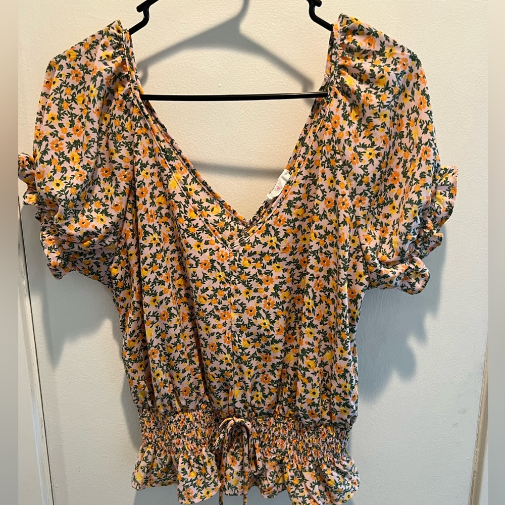 Sienna sky blouse